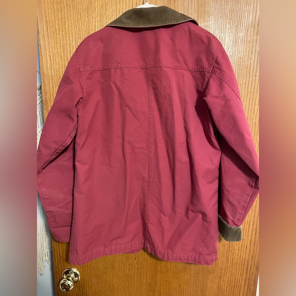 LL Bean Vintage Utility Jacket with Corduroy Collar - Picture 3 of 9